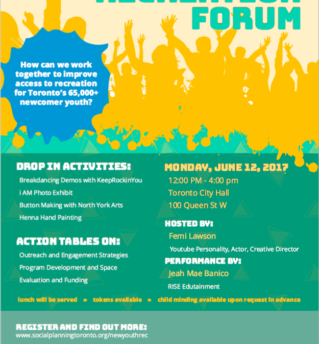 Newcomer Youth Recreation Forum