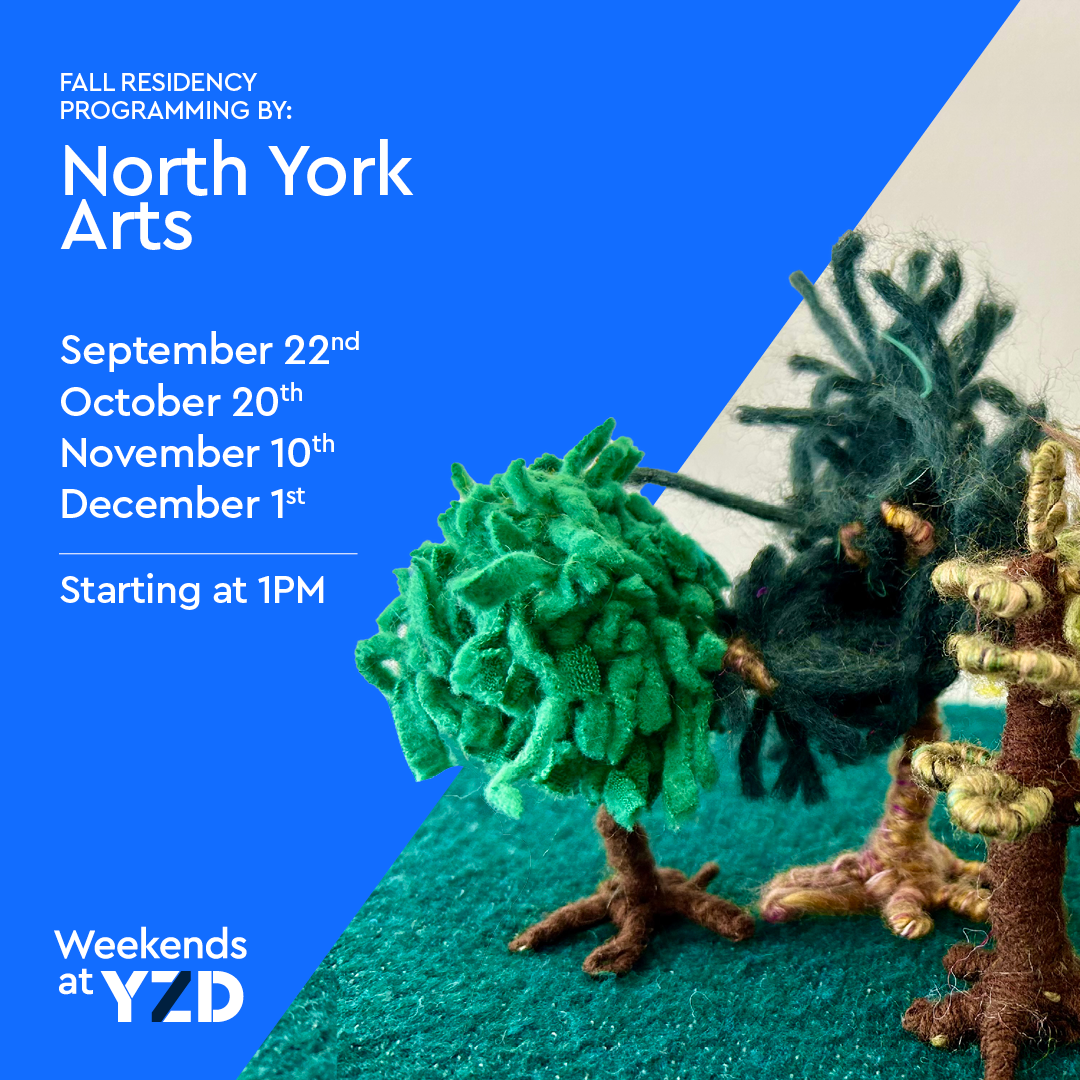 Weekends at YZD - Sep 22, Oct 20, Nov 10, Dec 1. Textile Workshops with Kat Singer